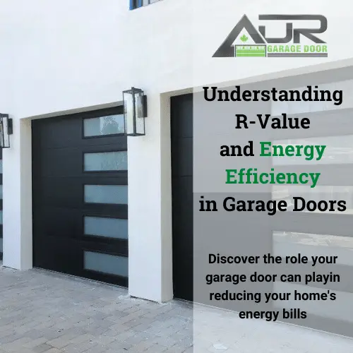 Insulated garage door R value