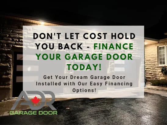 Finance Garage Door Today