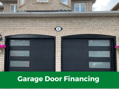 Finance new garage doors