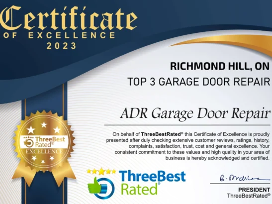 Top Rated Garage Door Company
