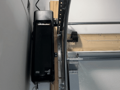 Side mount garage door opener