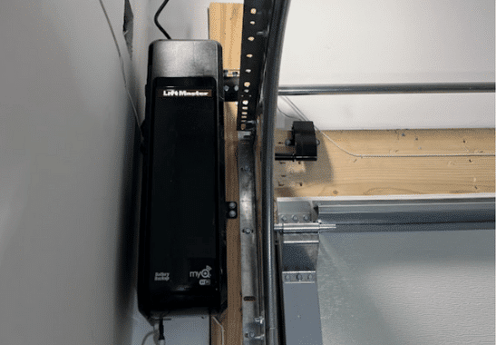 Side mount garage door opener